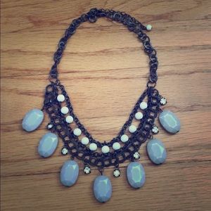 BP Gray Stone Statement Necklace